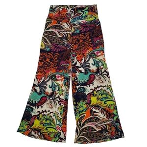 Lady's World | Bohemian Boutique Groovy Funky Floral Flare Pants Girl's 4-6T